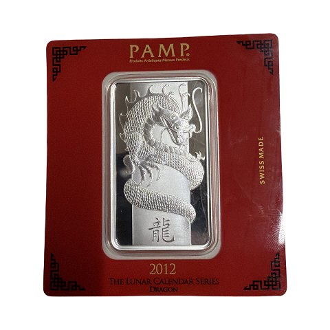 PAMP 100 gram sølvbar
