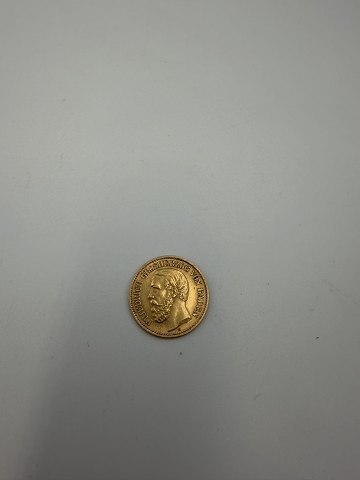 10 mark 21,6 karat guld mønt