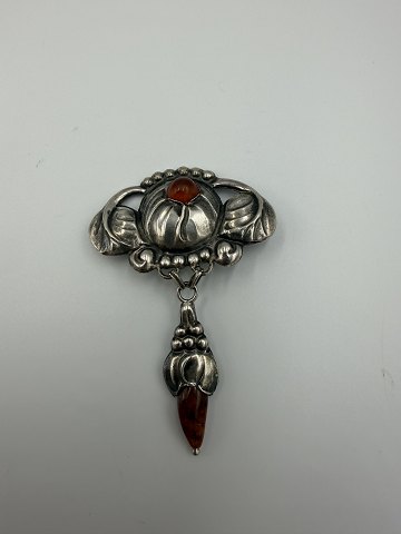 Sølv Art Nouveau Broche