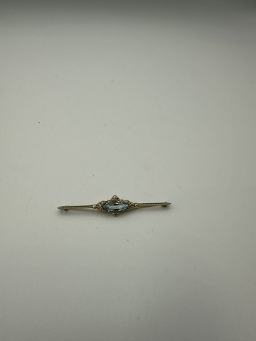 14 karats guld broche