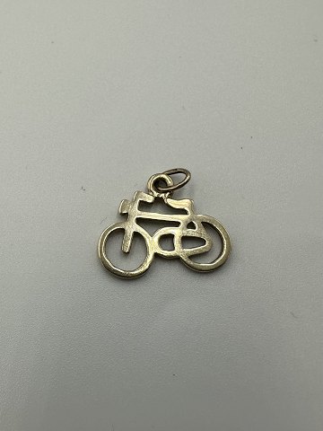 8 Karat vedhæng cykel