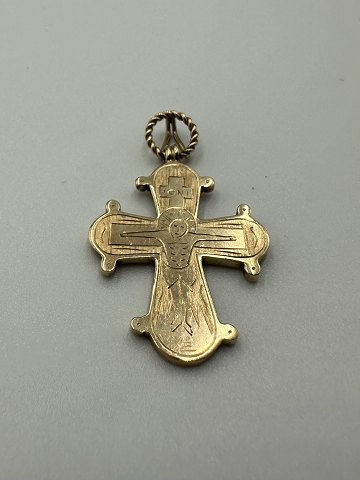 8 Karat Kors Vedhæng