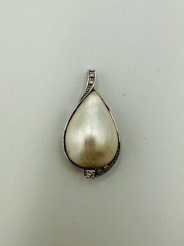 14 Karat Guld Vedhæng med Perle
