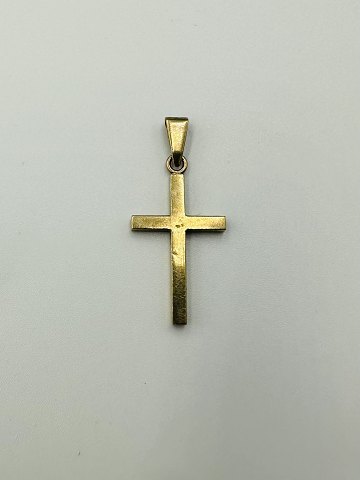 8 Karat Guld Kors Vedhæng
