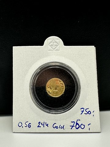 0,5g 24 Karat Guld Hans Christian Andersen Motiv