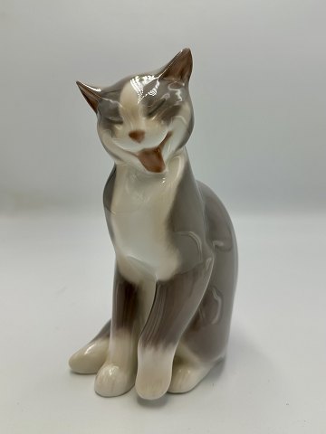 Bing og Grøndahl Figur - Grå Kat