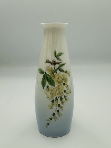 Bing og Grøndahl lille Vase / Håndmalet Guldregn
