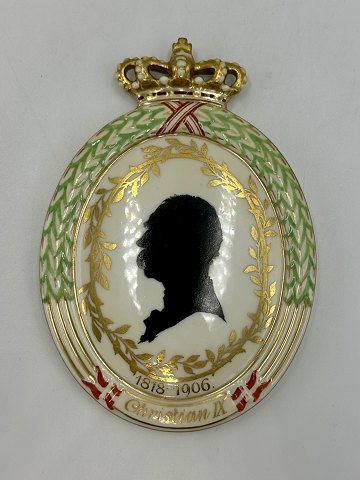 Royal Copenhagen Silhuet Platte - Kong Christian IX