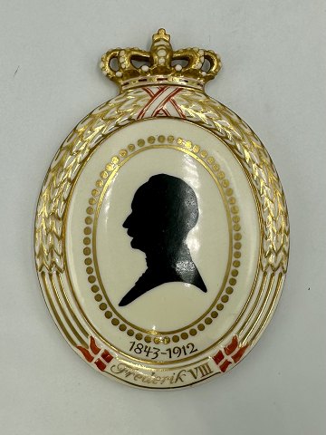 Royal Copenhagen Silhuet Platte - Kong Frederik VIII