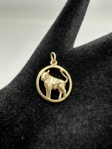 14Karat Guld Taurus / Tyre Vedhæng - Stjernetegn