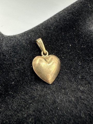 8K Guld Hjerte Vedhæng