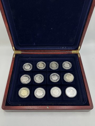 Komplet samling af erindrings medaljer -  H.C. Andersens 200-års Jubilæum.