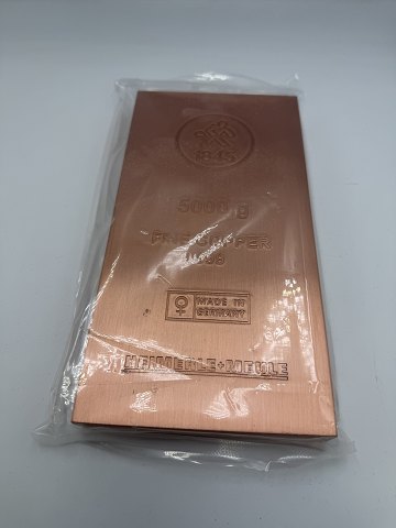 5 kg Kobberbar fra Heimerle + Meule