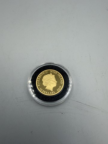 Niue 10$ guldmønt 2019 H. C. Andersen 