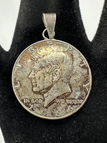 John F Kennedy Half Dollar Vedhæng