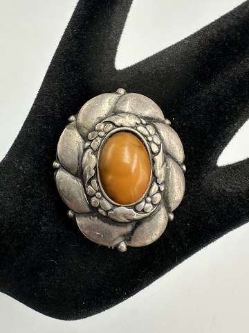 Sølv Skønvirke Broche
