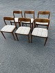 6 x Johannes Andersen massive teak træstole