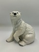 Royal Copenhagen Figur - siddende Isbjørn