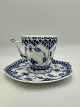Royal Copenhagen Musselmalet Helblonde kop og underkop sæt (model 1036)
