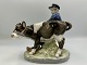 Royal Copenhagen Figur - Dreng med kalv