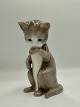 Bing og Grøndahl Figur - Stående og vaskende Kat