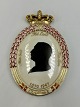 Royal Copenhagen Silhuet Platte - Kong Christian X