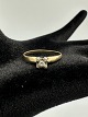 14K Guld ring med Diamant