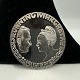 200 Kroner Erindringsmønt i sølv,  i anledning af Dronning Margrethe II og Prins Henriks sølvbryllup