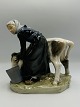 Royal Copenhagen Figur - Dame malker ko - Nr. 779